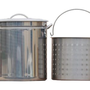 King Kooker KK62SR Ridged Stainless Steel Pot, 62-Quart