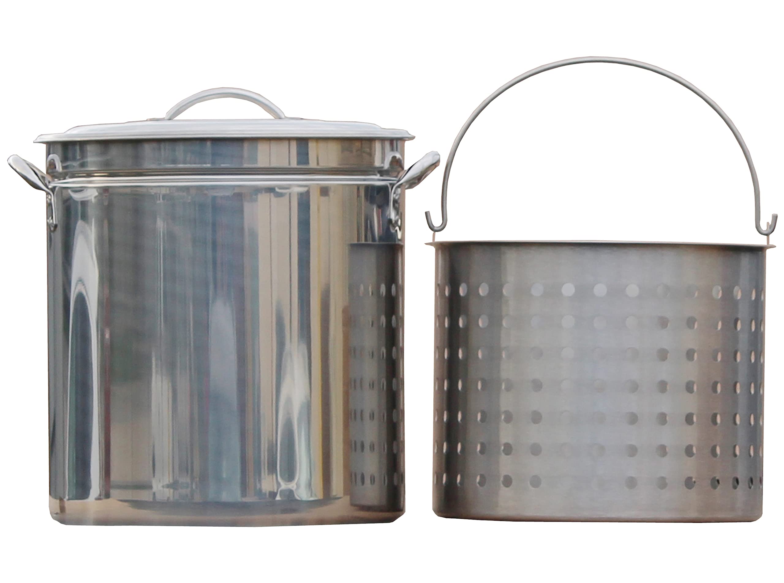 King Kooker KK62SR Ridged Stainless Steel Pot, 62-Quart