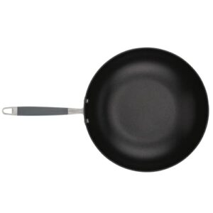 Anolon Advanced Home Hard-Anodized Nonstick Open Stock Cookware- Woks (12-Inch Open Wok, Moonstone)