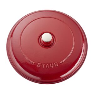Staub Cast Iron 3.5-qt Braiser - Cherry, Made in France