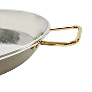 Garcima 20-Inch Stainless Steel Paella Pan, 50cm