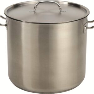 24 Quart Stainless Steel Stock Pot with Lid