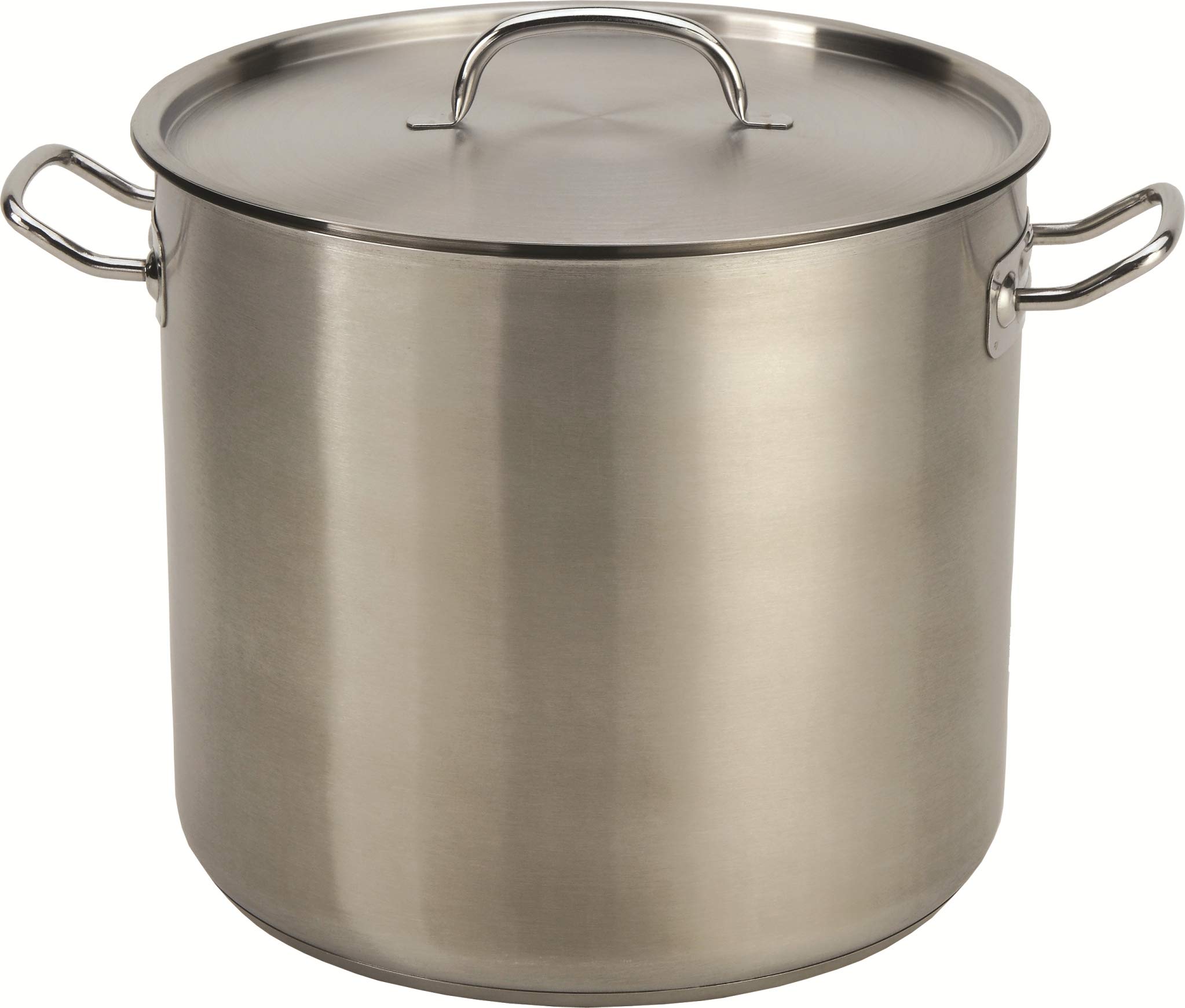 24 Quart Stainless Steel Stock Pot with Lid