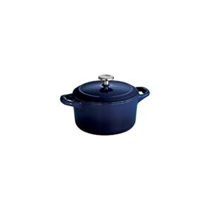 Tramontina Covered Small Cocotte Enameled Cast Iron 24-Ounce, Gradated Cobalt, 80131/073DS