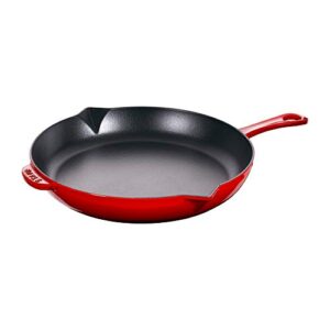 staub cast iron 10-inch fry pan - cherry, made in france