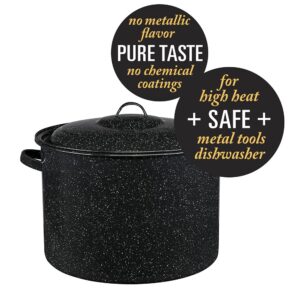 Granite Ware Stock Pot, 21-Quart