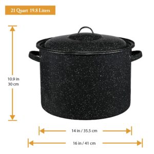 Granite Ware Stock Pot, 21-Quart