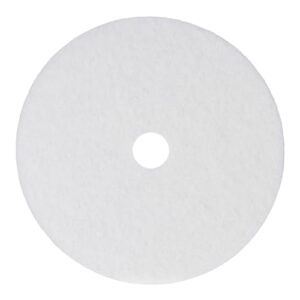 boardwalk bwk4024whi 24 in. polishing floor pads - white (5/carton)