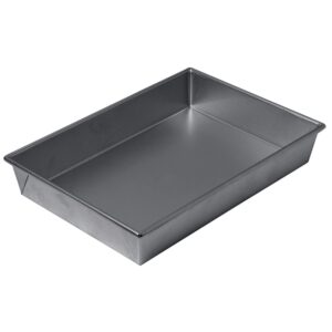 chicago metallic professional non-stick baking and roasting tin, 33 x 23 cm (13" x 9"), 1 x 1 x 1 cm, grey