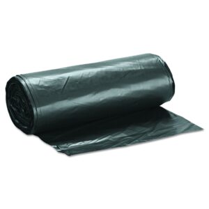 Inteplast Group SLW3858SHK Low-Density Can Liner, 38 x 58, 60gal, 1.4mil, Black, 20 per Roll (Case of 5 Rolls)