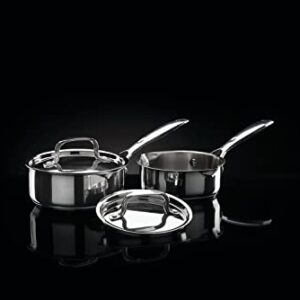 Napoleon 70046 Stainless Steel 2-Piece Sauce Pan Set Grill Accessory