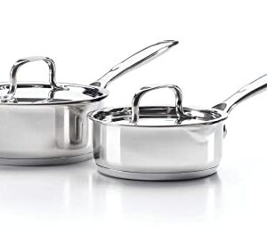 Napoleon 70046 Stainless Steel 2-Piece Sauce Pan Set Grill Accessory