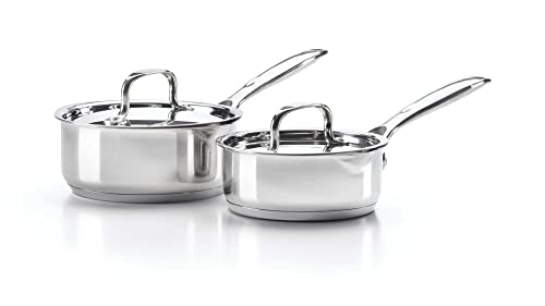 Napoleon 70046 Stainless Steel 2-Piece Sauce Pan Set Grill Accessory