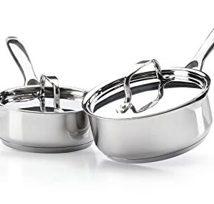 Napoleon 70046 Stainless Steel 2-Piece Sauce Pan Set Grill Accessory