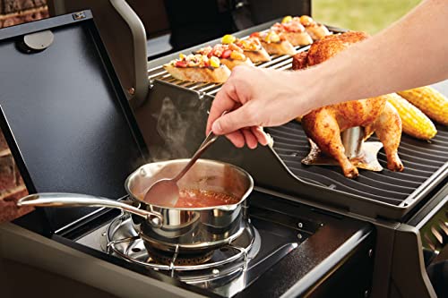 Napoleon 70046 Stainless Steel 2-Piece Sauce Pan Set Grill Accessory