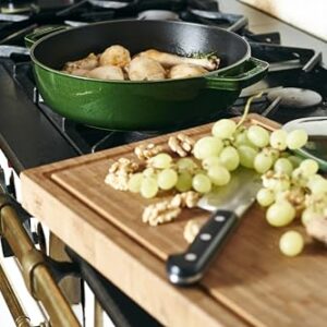 STAUB 40511-478-0 Cast Iron Chistera 28 cm Basil Green