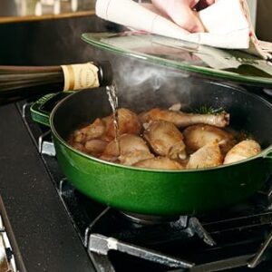 STAUB 40511-478-0 Cast Iron Chistera 28 cm Basil Green