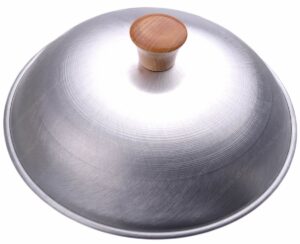 aluminum dome wok lid/wok cover, 13-inches, (for 14" wok), 18 gauge, usa made