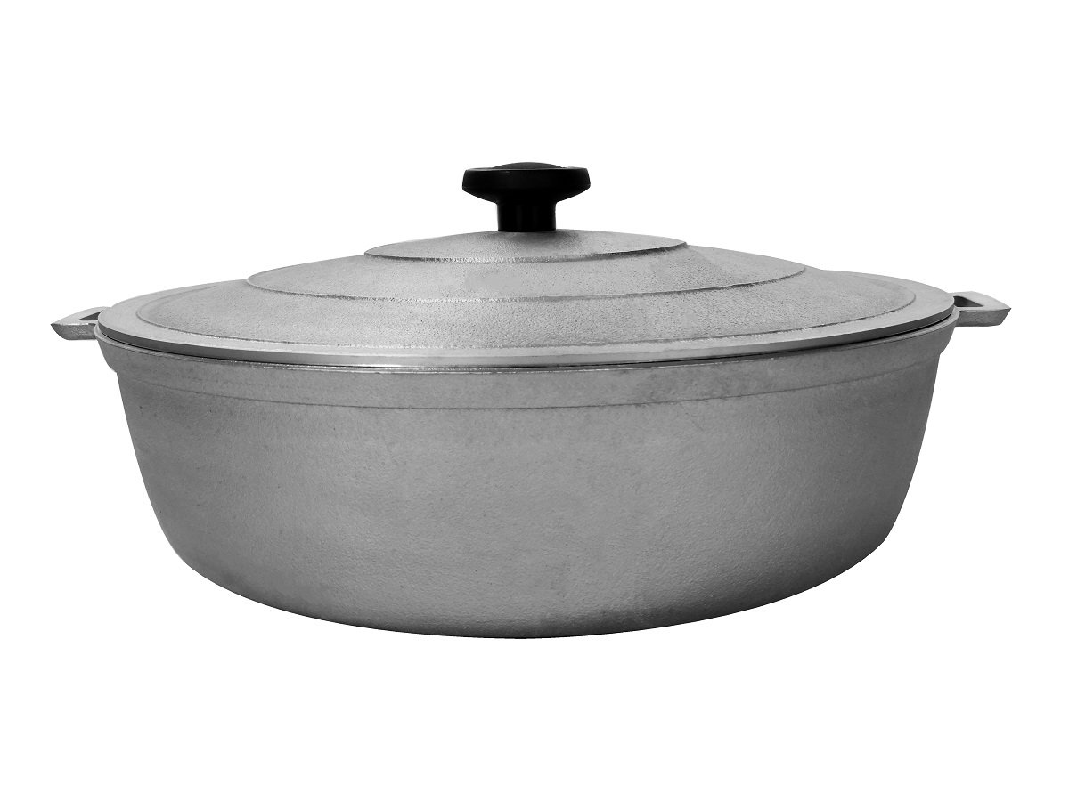 Uniware 9900 Super Quality Aluminum Caldero,Dutch Oven,7.2 QT,Silver (32cm (12.6-Inch))