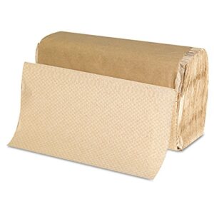 gen 1507 singlefold paper towels, 9 x 9 9/20, natural, 250/pack, 16 packs/carton