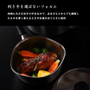 Sori Yanagi 22cm saucepan brushed stainless steel and aluminum layer 3 (Japan Import)