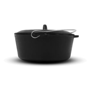 pit boss 12” cast iron camp oven, black