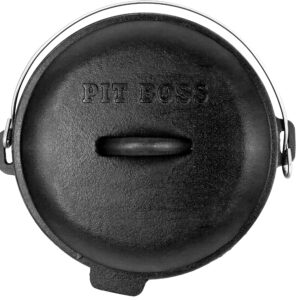 Pit Boss 12” Cast Iron Camp Oven, Black