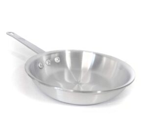 8 inch natural finish aluminum frying pan, fry pan, commercial grade - nsf certified