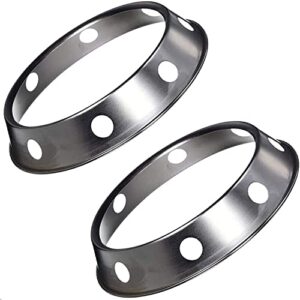 stainless steel wok ring wok rack 7¾-inch and 9¾-inch reversible size (2)
