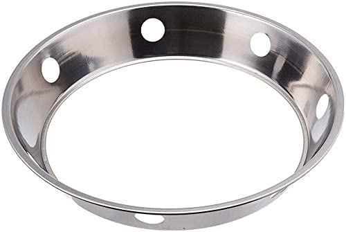 Stainless Steel Wok Ring Wok Rack 7¾-Inch and 9¾-Inch Reversible Size (2)