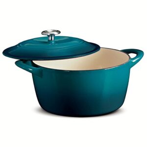 tramontina enameled cast iron 6.5-quart covered round dutch oven