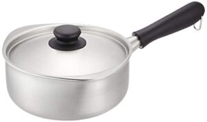 sori yanagi japanese-made three-layer steel saucepan 18p (stainless steel + aluminum 3 -layer - matte) ih correspondence