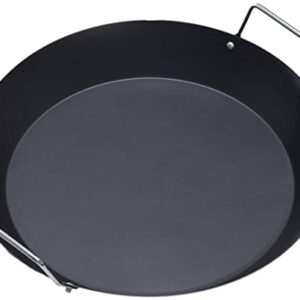 IMUSA USA Paella Pan with Metal Handle, 15-Inch, Black