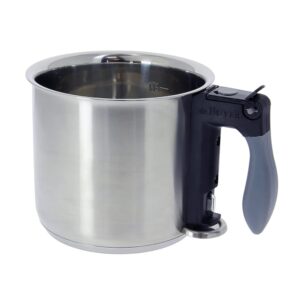 de buyer double boiler bain-marie - 1.6 qt - ideal for cooking, warming & defrosting delicate foods, including custards & sauces - easy to use