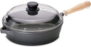 berndes tradition non-stick sauté pan with glass lid 4.25-quart