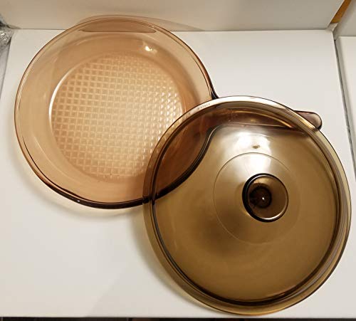 Corning Vision Visionware Amber 10" Frying Pan w/Lid