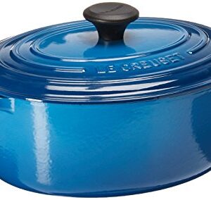 Le Creuset Enameled Cast Iron Signature Oval Dutch Oven, 5 qt. , Marseille