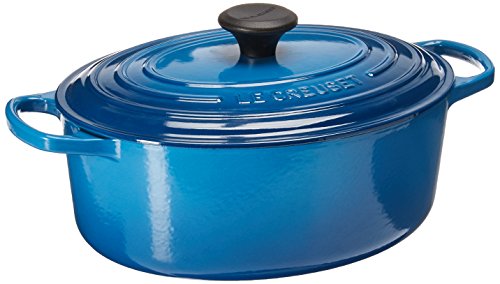 Le Creuset Enameled Cast Iron Signature Oval Dutch Oven, 5 qt. , Marseille