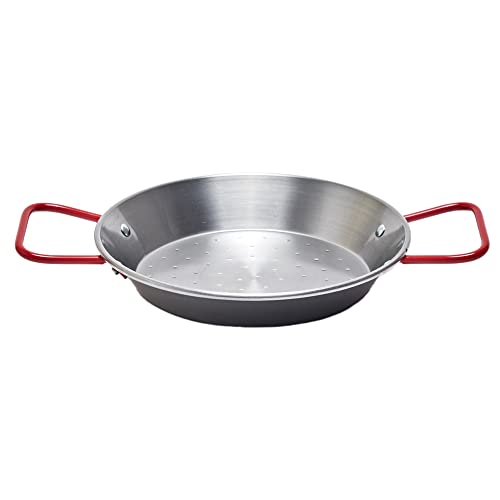 Garcima 8-Inch Carbon Steel Paella Pan, 20cm