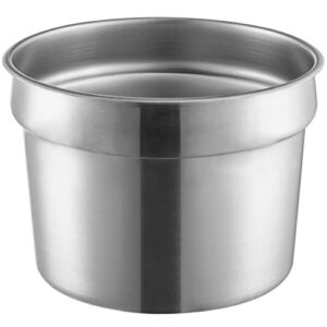 truecraftware 11 qt. vegetable inset pan stainless steel - for soup warmer and soup chafer soup pot soup station applicable for kitchen hotel catering restaurant buffet parties banquets