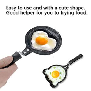 Setaria Viridis Mini Pancakes Maker Egg Frying Pan Pancake Pan Maker Cute Nonstick Cooking Cookware Mini Cartoon Saucepan Egg Frying Pan Breakfast Maker Omelette Pan(Bear) (26.5 * 13.5)