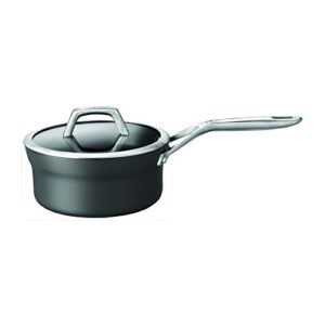 zwilling motion hard anodized 2.5-qt aluminum nonstick sauce pan with lid