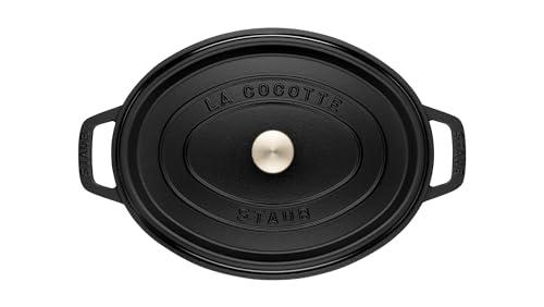 Staub Oval Dutch Oven 8.5-Quart Matte Black