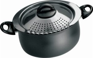 taste of italy stock pot with lid black