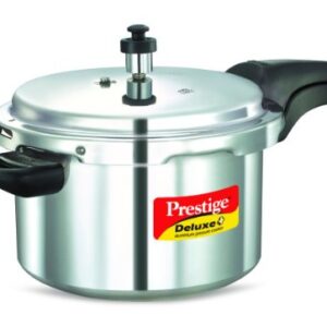 Prestige Deluxe Aluminum Pressure Cooker, 5-Liter