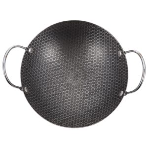 hemoton ramen cooker 1pc small hot pot travel steel wok anti-scratch stainless steel non stick frying pans