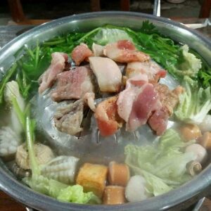 Cozinest Mookata Thai Korean BBQ Smoke Steak Grill Charcoal Pan Pork Hot Pot Aluminium Asian Cookware Style 12" 14" 16" (12 inch (30 cm))