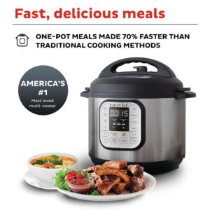 Instant Pot Duo 8 Qt Electric Pressure Cooker + Stainless Steel Inner Pot