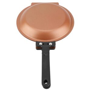 double side pan, double side non-stick frying pan non-stick ceramic coating flip frying pan pancake maker for home kitchen hotel restaurant