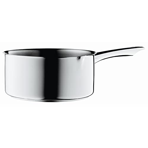 WMF Sauce pan Ø 16 cm Approx. 1,5l Pouring Rim Cromargan Stainless Steel Brushed Suitable for All Stove Tops Including Induction Dishwasher-Safe